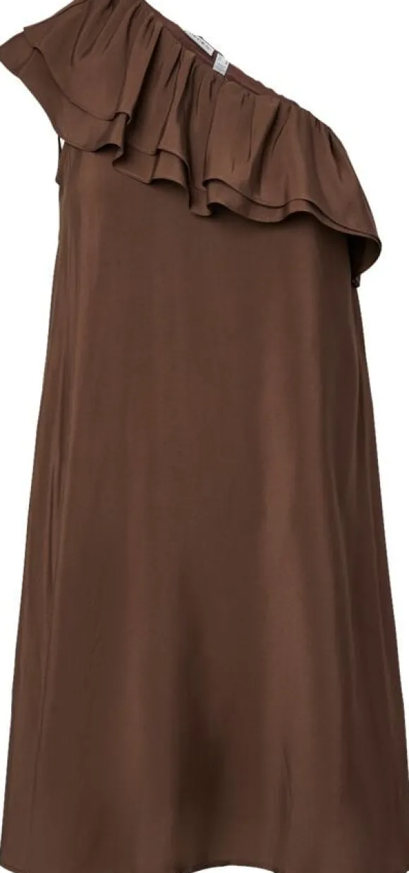 PCPENELOPE ONE-SHOULDER DRESS WVN