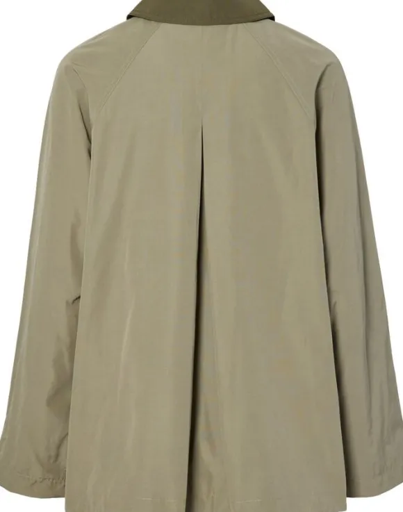PCVILMA LS A-SHAPE TRENCHCOAT CP BC