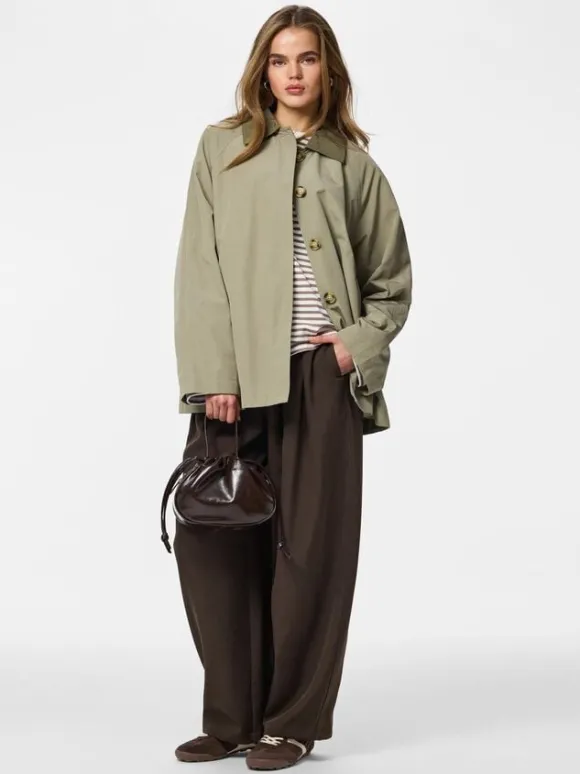 PCVILMA LS A-SHAPE TRENCHCOAT CP BC