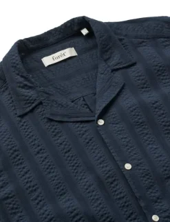 PEER JACQUARD STRIPE REGULAR FIT SS
