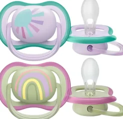 Philips Avent ultra air sut - Pakke med 2 - 0-6m girl