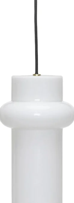 Pilule Pendant Up Shiny White