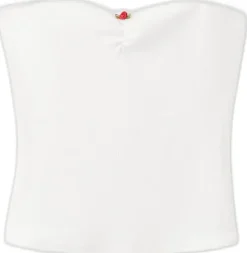 Pink embroidered cotton top