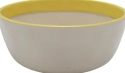 Play skål 19cm beige-gul
