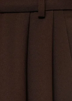Pleat detail trousers
