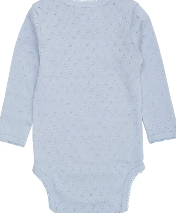POINTELLE HEART LAPNECK BODY LS