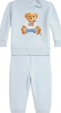 Polo Bear Fleece Sweatshirt & Pant Set