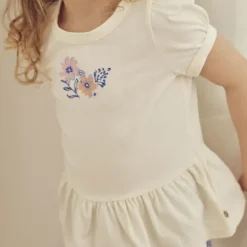 Primrose peplum puff s/s T