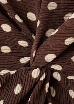 Printed midi-dress