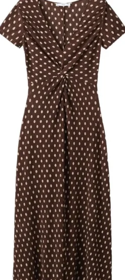 Printed midi-dress