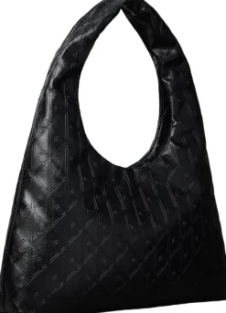 Puffer Emblem Logo Shoulder Bag