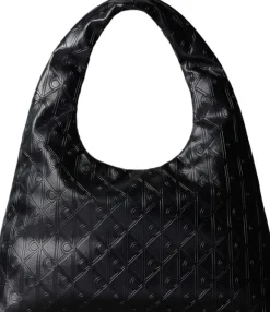 Puffer Emblem Logo Shoulder Bag