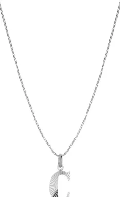 Reflection Letters, gold-plated sterling silver-C