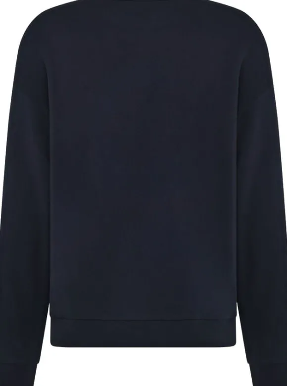 Relaxed printed crew neck