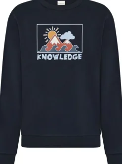 Relaxed printed crew neck