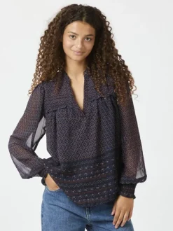 Rhia Border Pattern Blouse