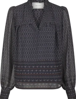 Rhia Border Pattern Blouse