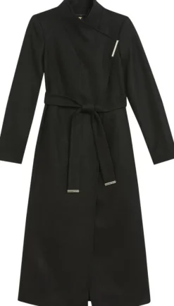 ROSELL Long Length Wool Wrap Coat
