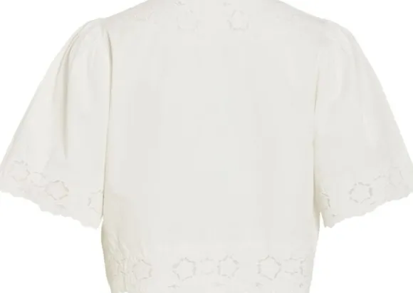 ROUAMORY 2/4 V-NECK TOP