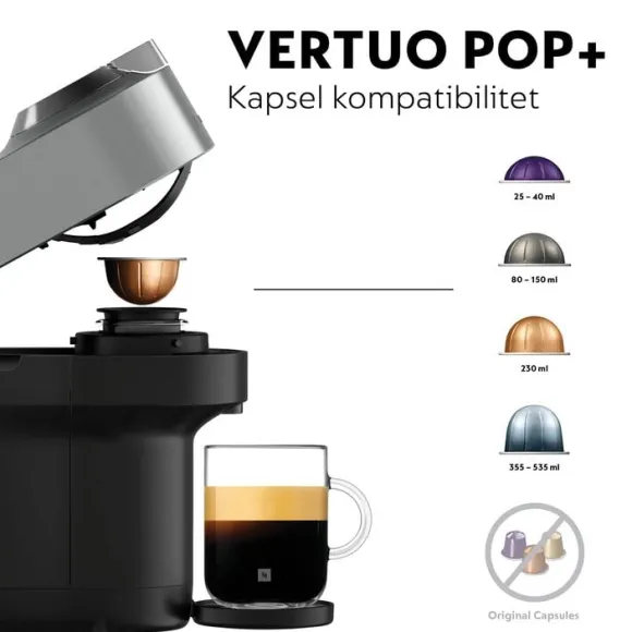 Sage SNV 125 TTN Nespresso Vertuo Pop+ Deluxe Capsule machine