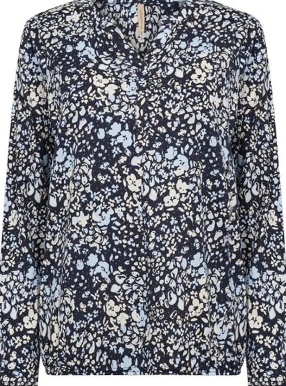 SC-FELICITY AOP 532 Bluse Navy
