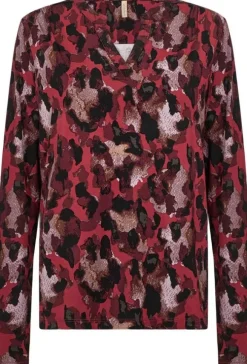 SC-MARICA AOP 341 Bluse Rød