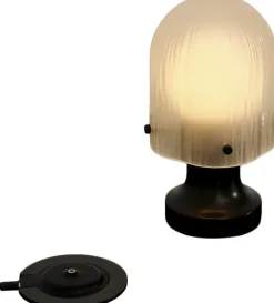 Seine Portable Lamp (Base: Antique Brass, Shade: White)