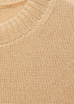 Short-sleeved crop sweater