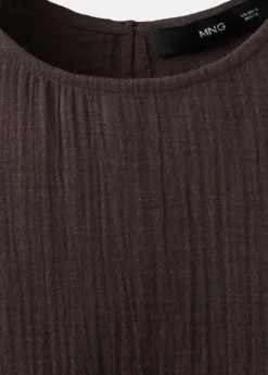 Side-tie batiste top