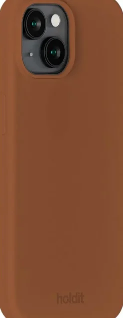 Silicone Case iPhone 14/13 Almond Brown