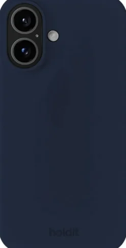 Silicone Case iPhone 16 Midnight Blue