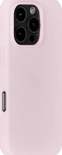 Silicone Case MagSafe Compatible iPhone 16 Pro Pale Pink