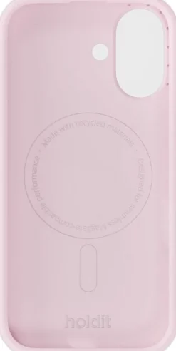 Silicone Case MagSafe Compatible iPhone 17 Pale Pink