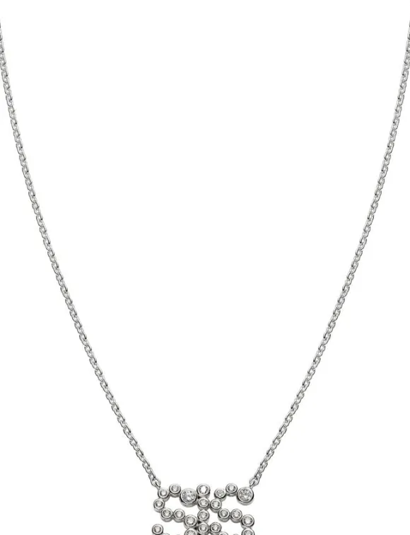 SIS Collet Necklace Silver