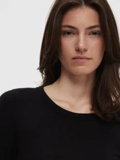 SLFDIANNA LS O-NECK TOP NOOS