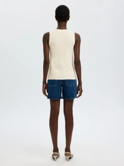 SLFHELLE POINTEL SL KNIT TOP