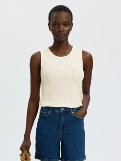 SLFHELLE POINTEL SL KNIT TOP