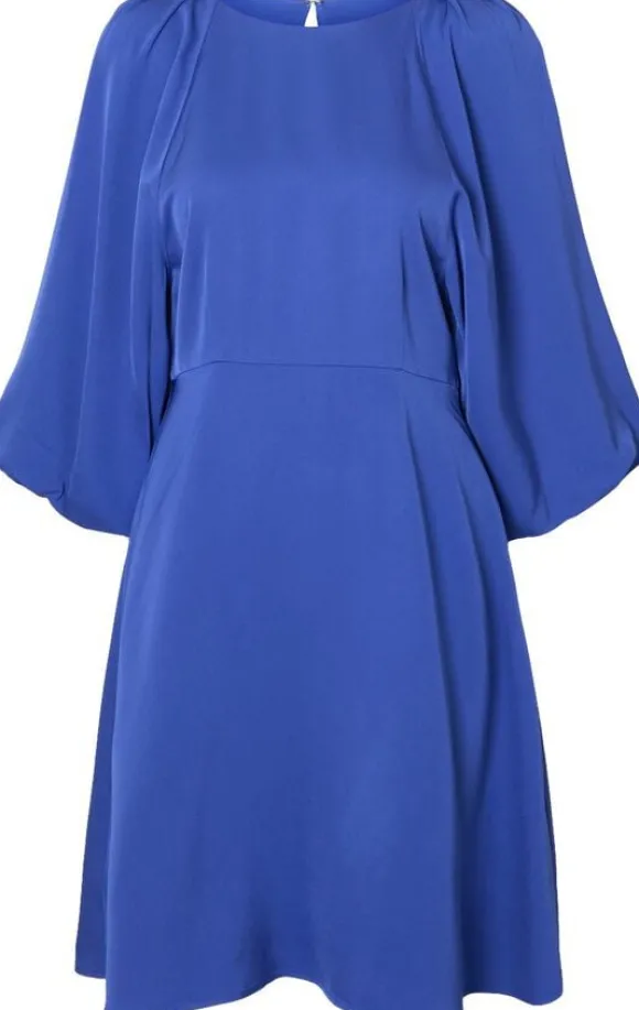 SLFLAURINA 3/4 SHORT OPEN BACK DRES