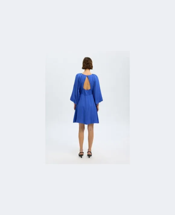 SLFLAURINA 3/4 SHORT OPEN BACK DRES