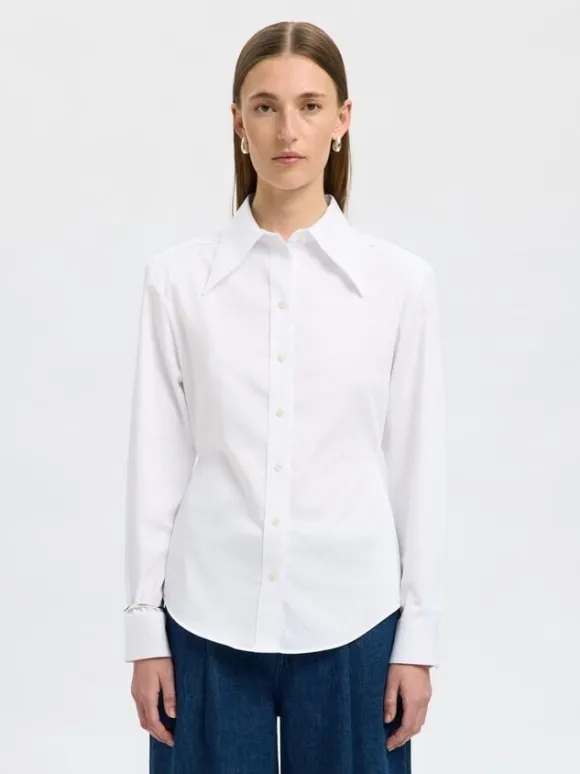 SLFNICOLINA SLIM LS SHIRT B
