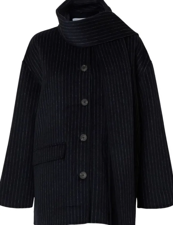 SLFPAM HANDMADE SCARF PIN STRIPE JK