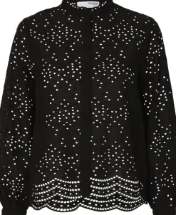 SLFTATIANA L/S EMBR SHIRT NOOS