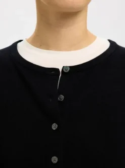 SLFTHEA LS KNIT MERINO CARDIGAN NOO