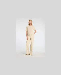 SLFVINNA SS STRUCTURE KNIT O-NECK N