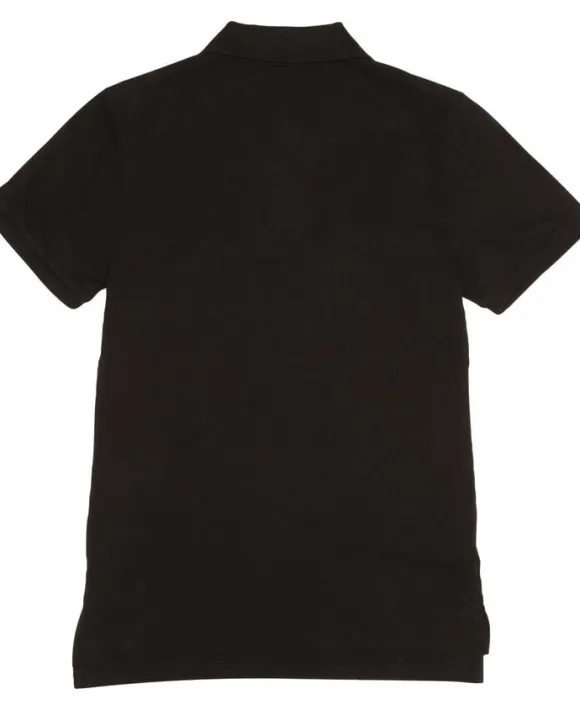 Slim Fit Cotton Mesh Polo Shirt Kids
