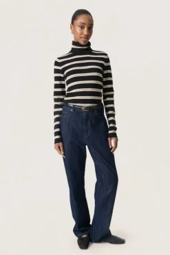 SLSpina Striped Rollneck