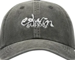 Soft Washed 6 Panel Cap - Black
