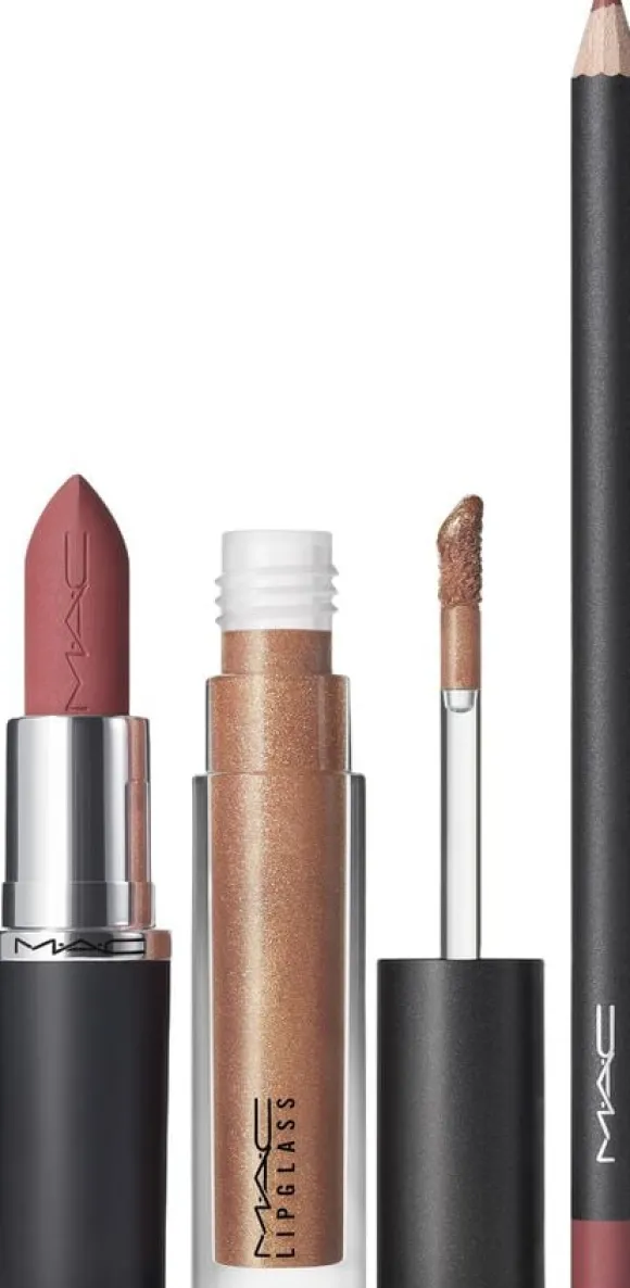 Spring Teddy Lipgloss lipstick and Lipliner Set