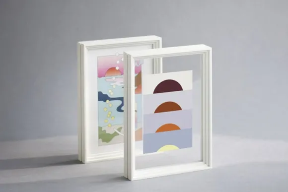 Standing Frame A5 White