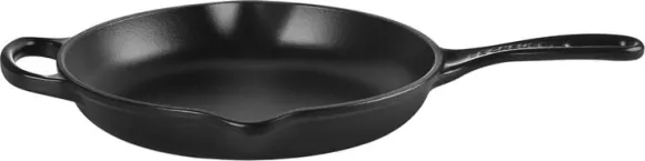 Stegepande i støbejern 23cm Matte Black